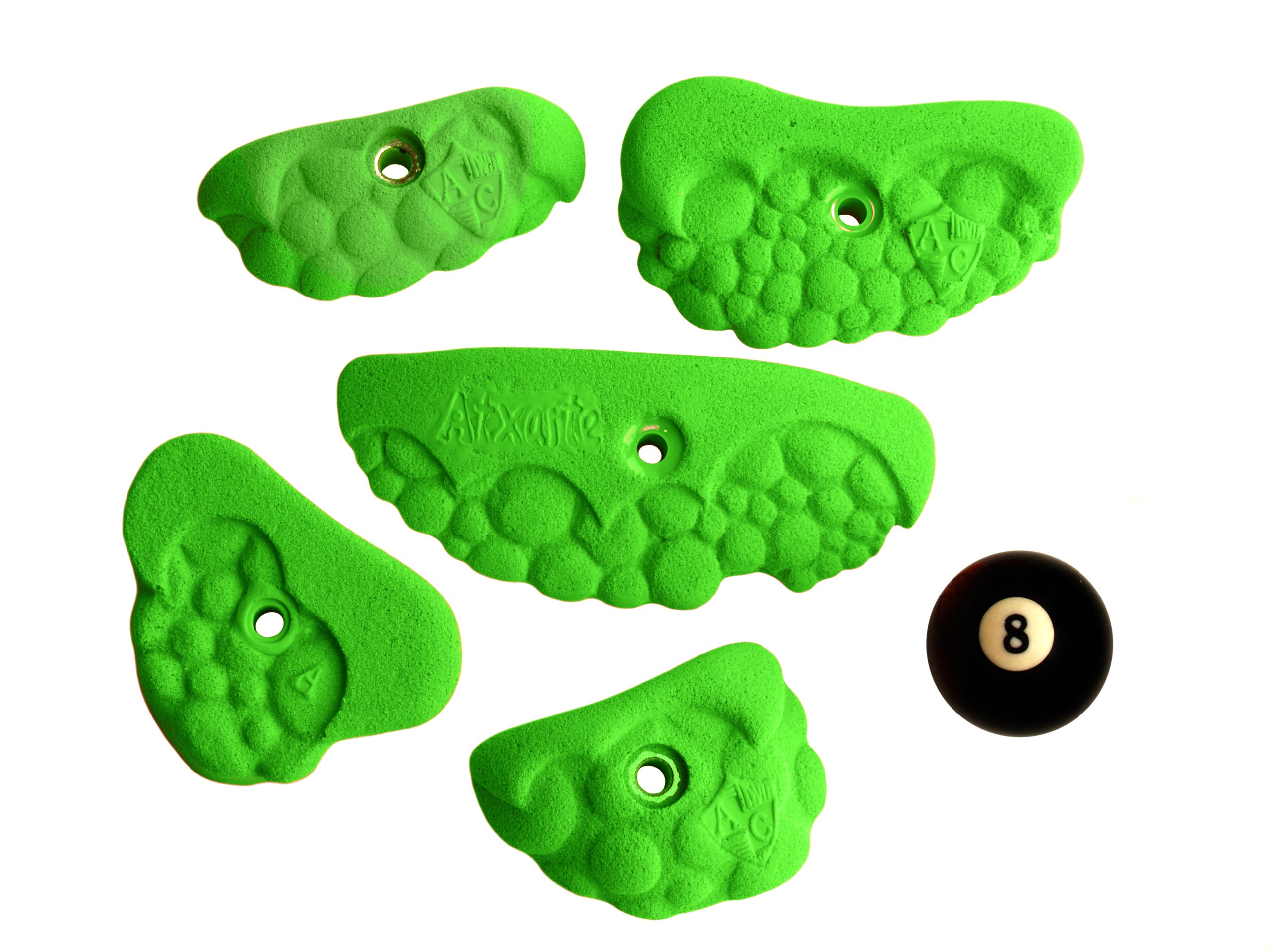 ATXARTE Bubble Crimps Climbing Holds - Rock Climbing Training Grips for Indoor & Outdoor Bouldering, Gym, and Home Climbing Walls