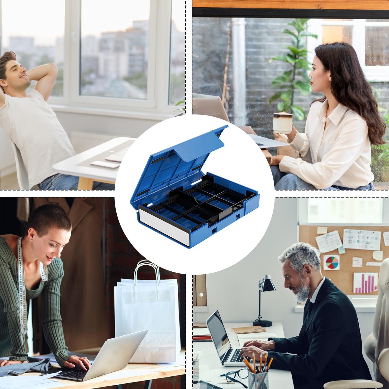 Shockproof & Dustproof External Hard Drive Protective Case - Portable Storage Box for SSD HDD | Perfect for Travel, Office & Data Backup Protection