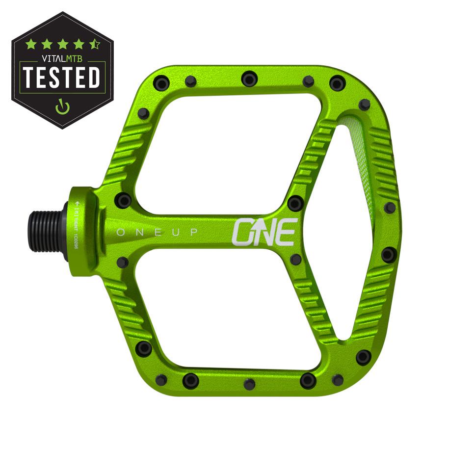 OneUp Aluminum Bike Pedals - Lightweight & Durable MTB Pedals for Mountain Biking & Cycling - Perfect for Trail Riding & Commuting