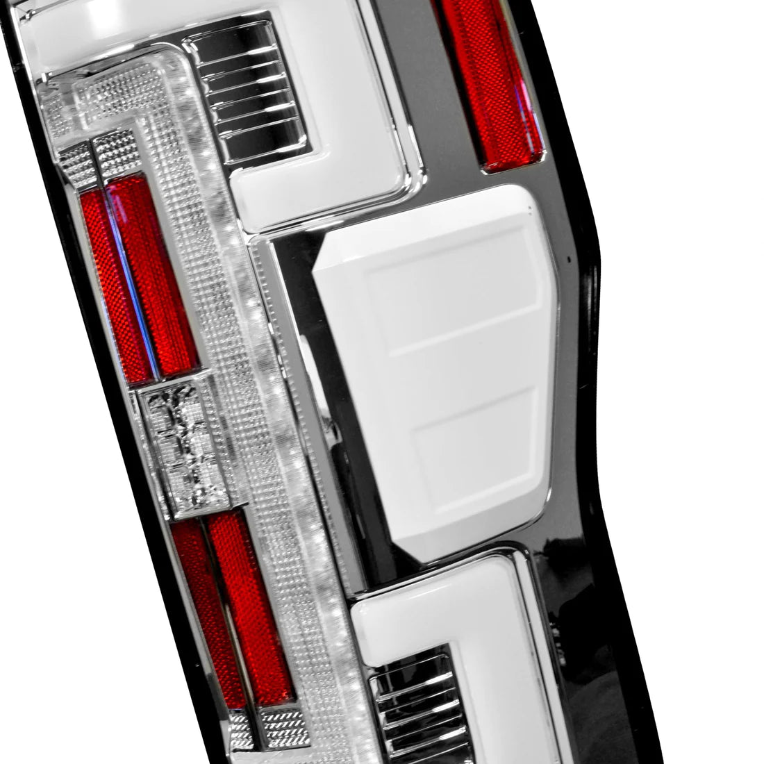 Ford Super Duty F250 F350 F450 F550 2017-2019 LED Tail Lights - OEM Replacement with Clear OLED Design - Perfect for Off-Roading & Truck Upgrades