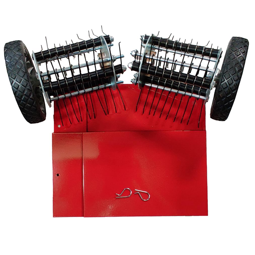 Mantis 5222 Power Tiller Dethatcher Attachment - Heavy Duty Lawn Aerator & Garden Cultivator for Soil Preparation | Perfect for Spring Lawn Care, Yard Maintenance & Professional Landscaping