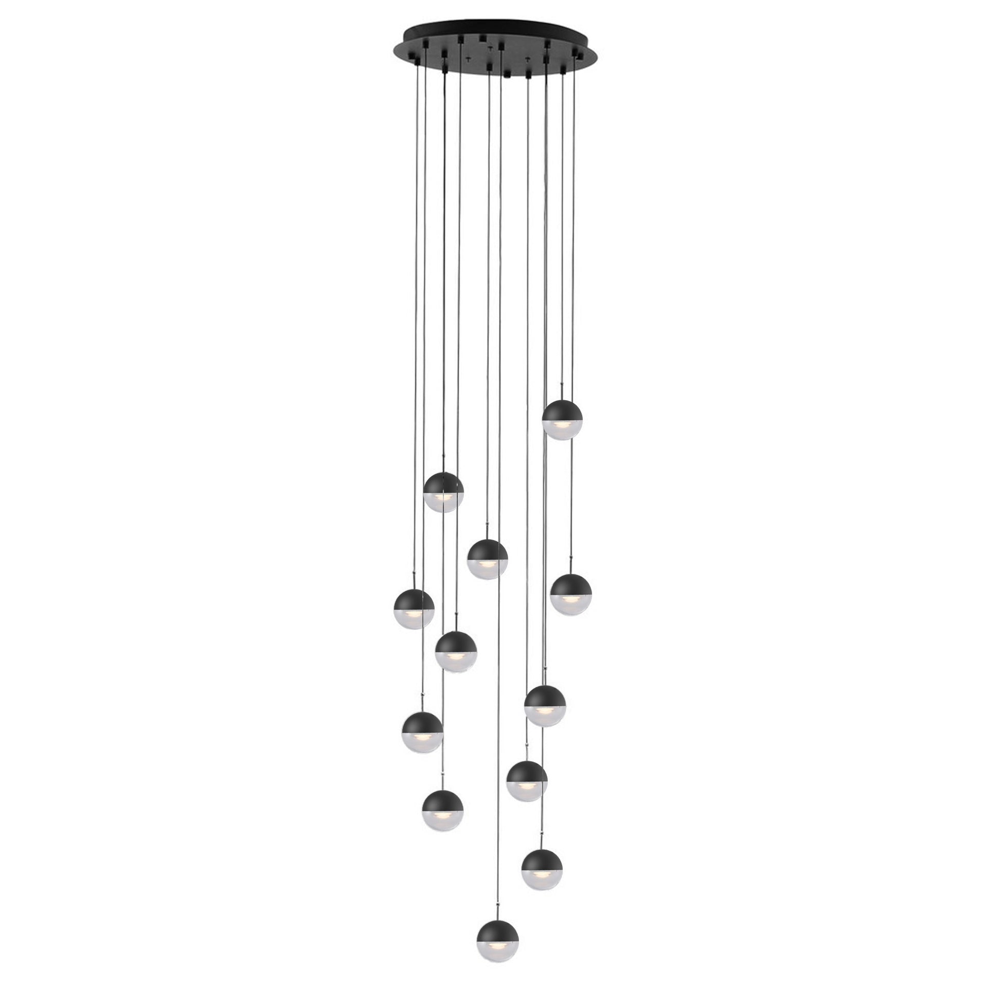 Dora Modern LED Pendant Light Fixture - Adjustable Hanging Chandelier for Kitchen Island, Dining Room, Bedroom & Living Room Lighting