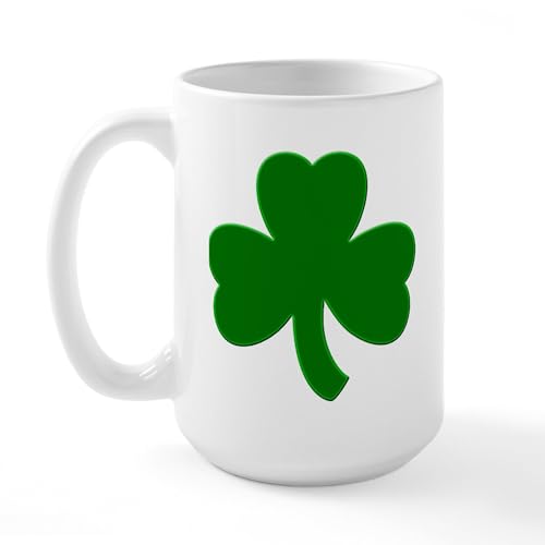 White - Shamrock Ver6 Large Mug