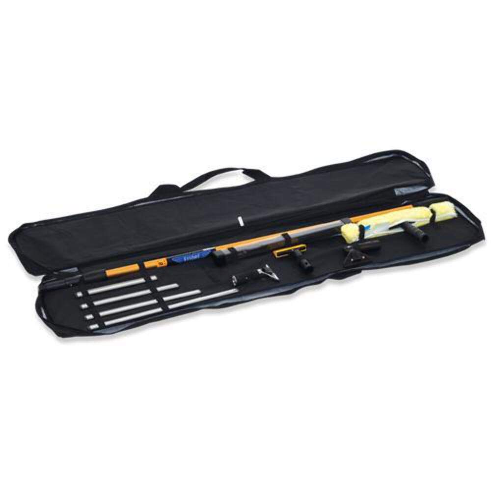 Ettore Deluxe Window Cleaning Kit with Case (Model 04910) - Professional Streak-Free Glass Cleaner for Home & Office Windows, Mirrors, and Glass Surfaces