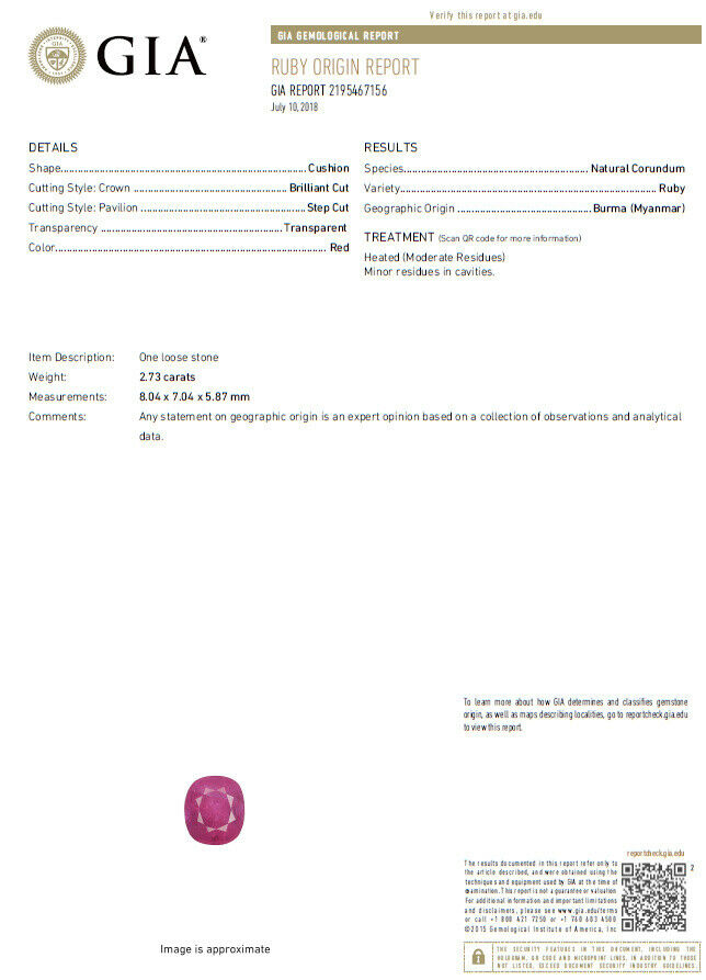 GIA Certified 4.08 Carat Burma Red Ruby & Diamond Ring in 18K White Gold - Luxury Engagement, Wedding & Anniversary Jewelry Gift for Her