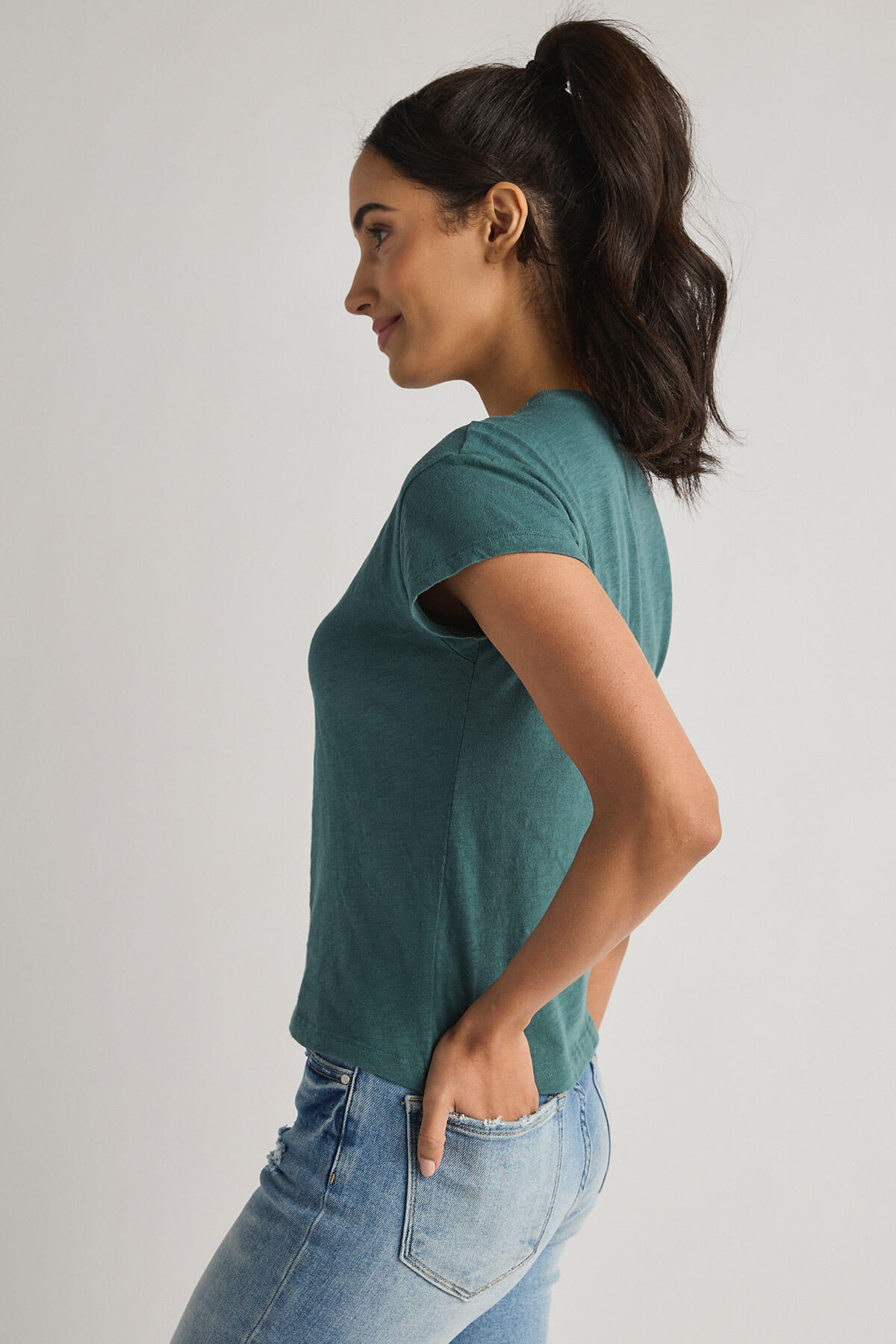 Z Supply Modern Slub Tee - Soft Relaxed Fit Cotton T-Shirt for Women | Casual Everyday Wear & Layering Outfits