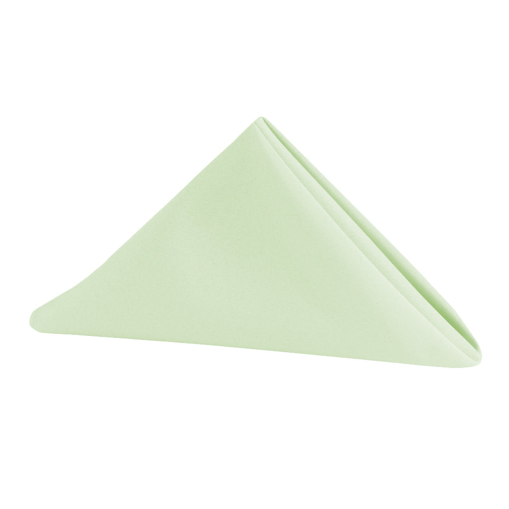 Premium Polyester Napkin 20x20 Inches - Sage Green Table Linens for Dinner Parties, Weddings & Home Decor