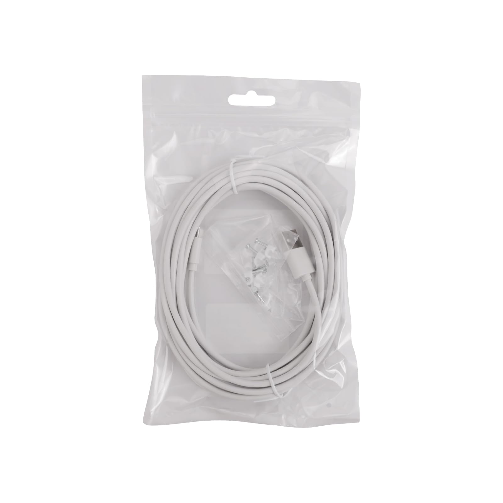 ACOCOBUY 5M Micro USB Charging Cable for Mi 360° Home Security Camera 2K Pro, Mi Smart Camera C300 - Durable White USB to Micro USB Cord for Security Cameras | Indoor & Outdoor Surveillance Power Supply