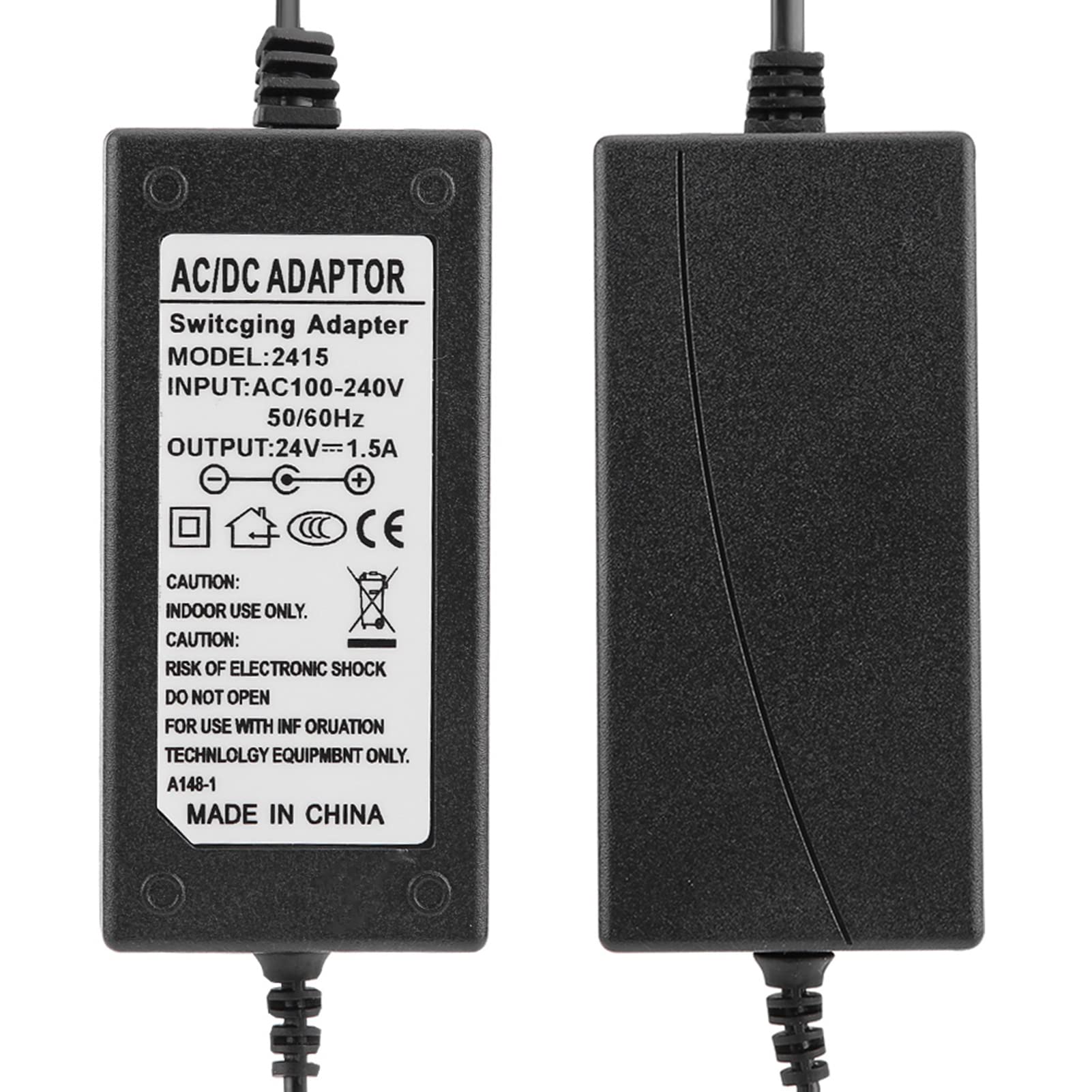 24V 1.5A AC Power Adapter for Electric Scooter Charger - Universal Switching Power Supply for Pulse Chargers, E-Bikes & Mobility Devices - Perfect for Home, Office & Outdoor Charging