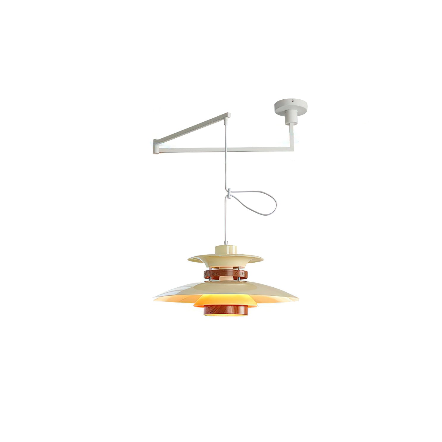 Beige & Walnut wood
