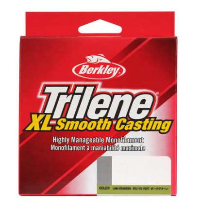 Berkley Trilene XL Monofilament Fishing Line - 4lb Test, 328 Yards, Low Visibility Green - Perfect for Freshwater and Light Saltwater Fishing