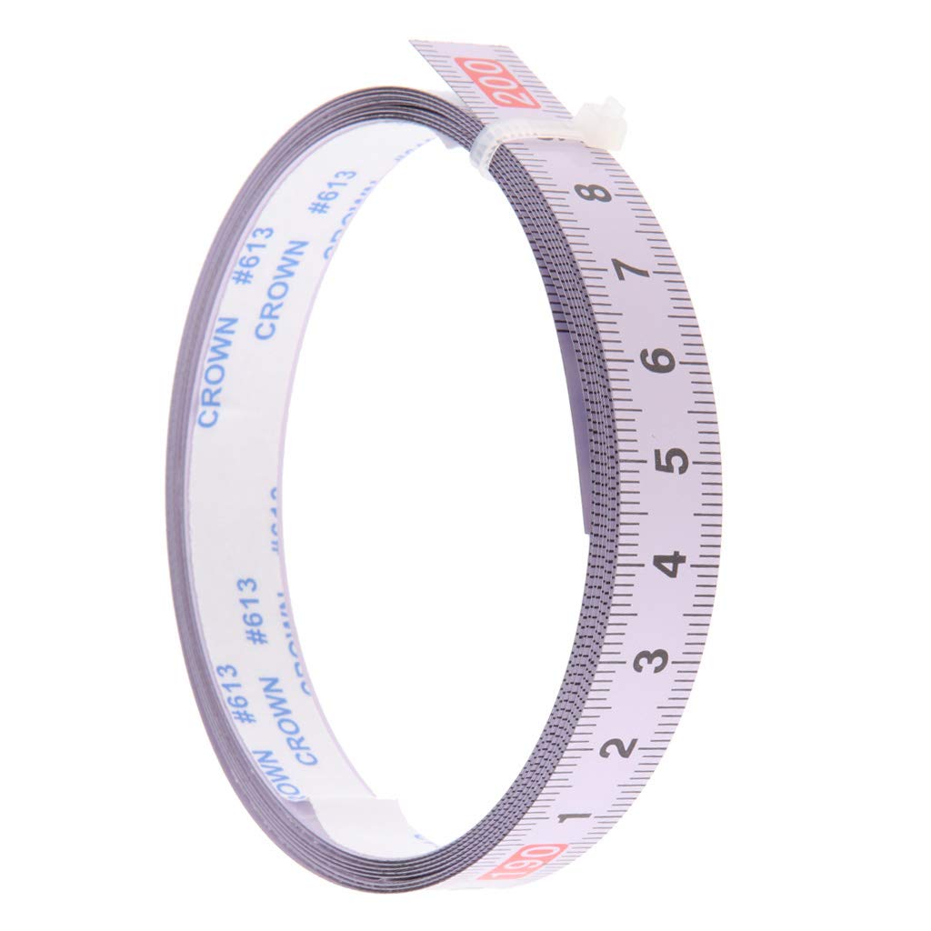 CALANDIS® Miter Saw Track Tape Measure - Self-Adhesive Metric Ruler 0-200CM (Left to Right) - Perfect for Woodworking, DIY Projects & Precision Cutting