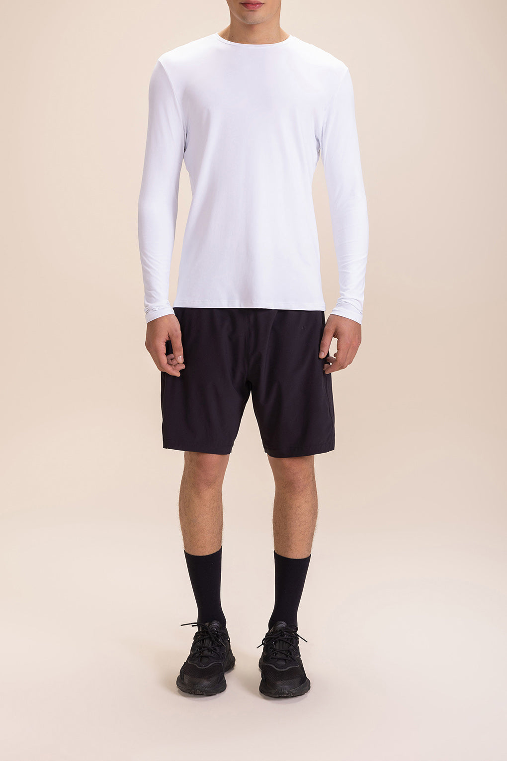 ML Pro Men's Comfortable Long Sleeve T-Shirt - Soft Cotton Casual Shirt for Everyday Wear, Work & Outdoor Activities