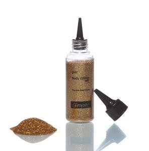Glimmer Pro Glitter Gold - 1.5oz Premium Cosmetic Glitter for Face, Body & Nails - Perfect for Makeup, Festival Looks & DIY Crafts