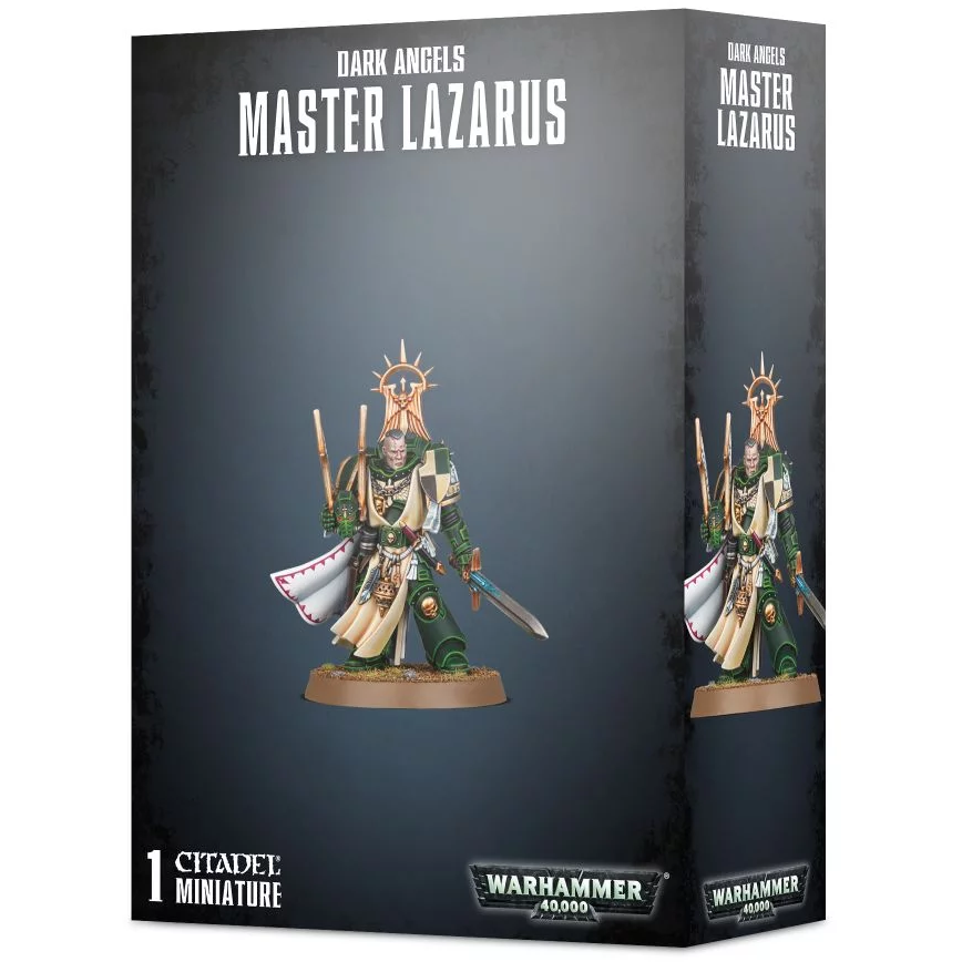 Dark Angels Master Lazarus Warhammer 40K Miniature - Highly Detailed Tabletop Gaming Model for Collectors & Wargaming Enthusiasts - Perfect for Warhammer 40K Battles & Display