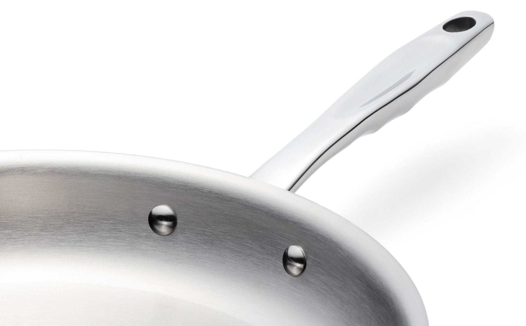 Premium 8.5 Inch Stainless Steel Fry Pan - Nonstick Skillet for Professional Cooking - Perfect for Searing, Frying & Sauteing at Home or Restaurant