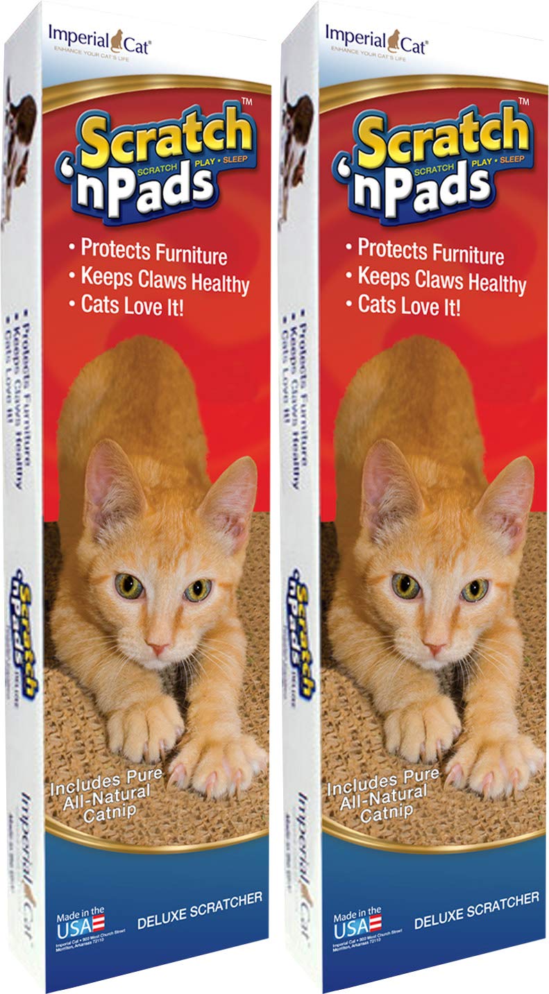Premium Scratch 'n Pad for Cats - Durable Cat Scratch Board with Natural Sisal Fiber - Perfect for Indoor Kittens & Adult Cats - Saves Furniture & Provides Stress Relief