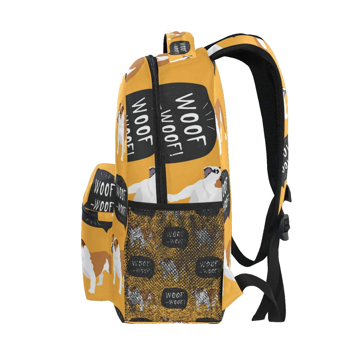 Senya English Bulldog Backpack - Durable School Bag, Travel Daypack & Rucksack for Students | Perfect for College, Hiking & Everyday Use