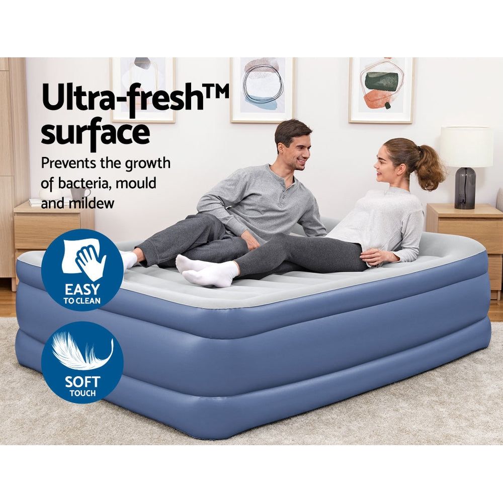 Bestway Queen Air Mattress with TriTech Technology - Inflatable Airbed for Camping, Guest Beds & Home Use