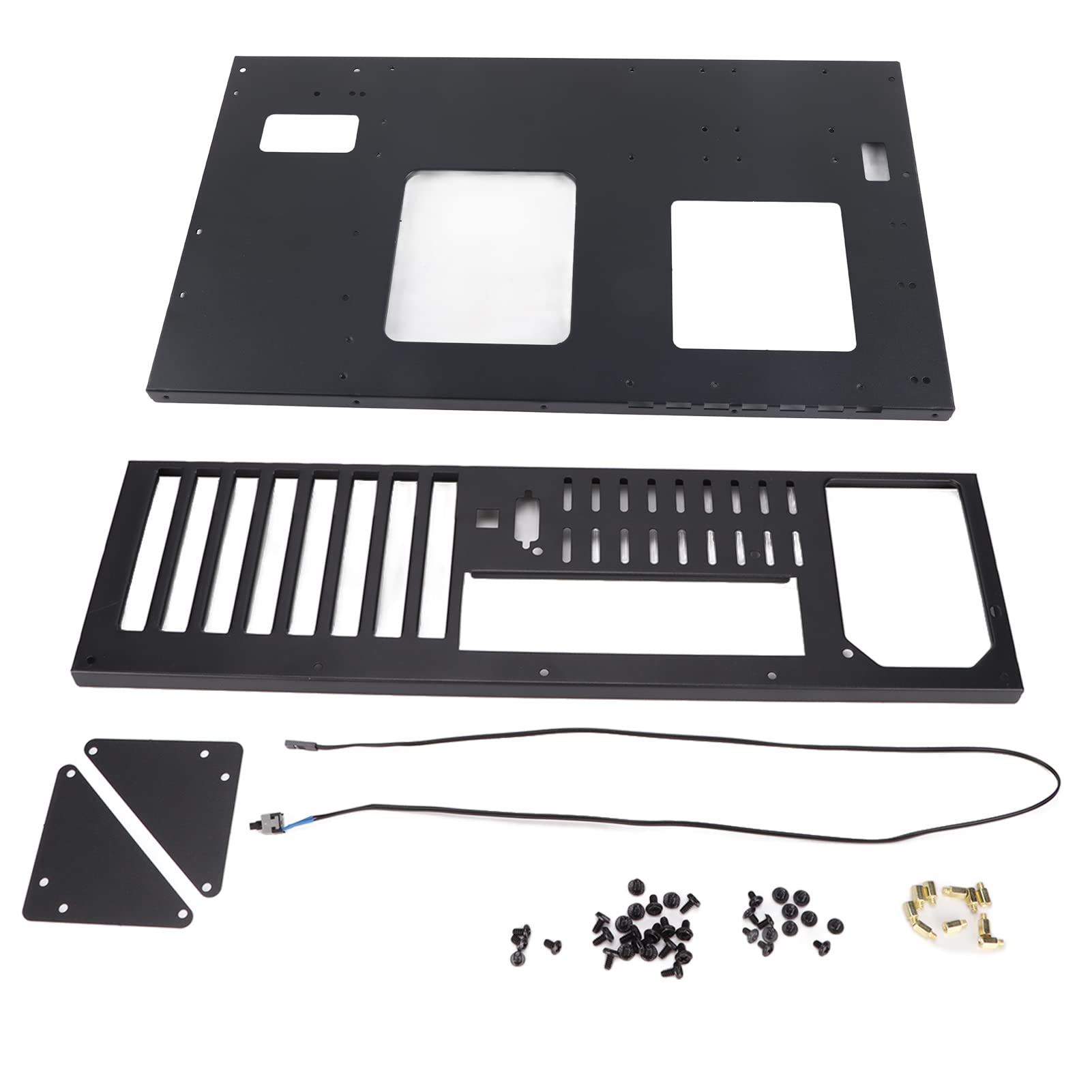 Durable Open Computer Case with Excellent Heat Dissipation - Supports ATX, M-ATX & ITX Motherboards | High Airflow Gaming PC Case for Enhanced Performance | Perfect for Gaming Rigs, Workstations & Custom Builds