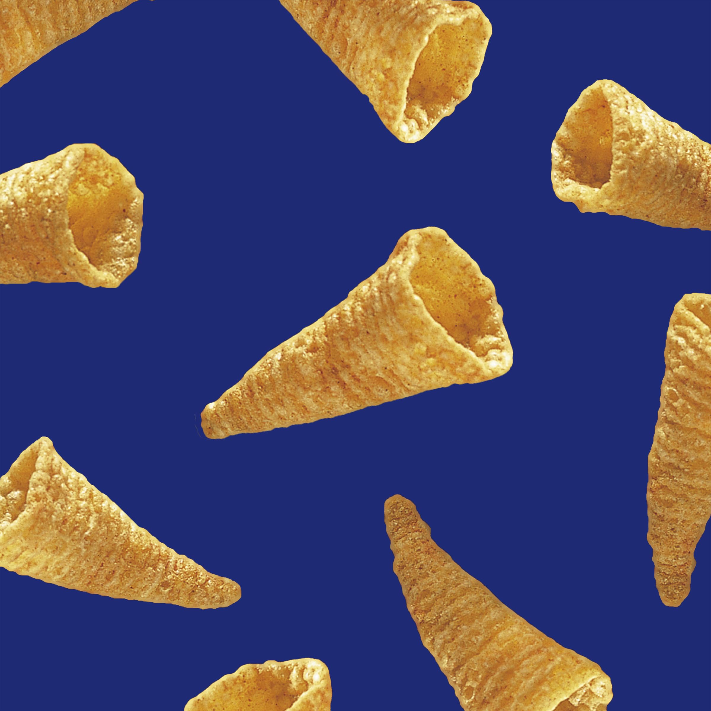 Bugles Nacho Cheese Corn Snacks, 0.875 Oz (Pack of 60) - Crunchy Party Snacks for Game Nights, Movie Time & Road Trips