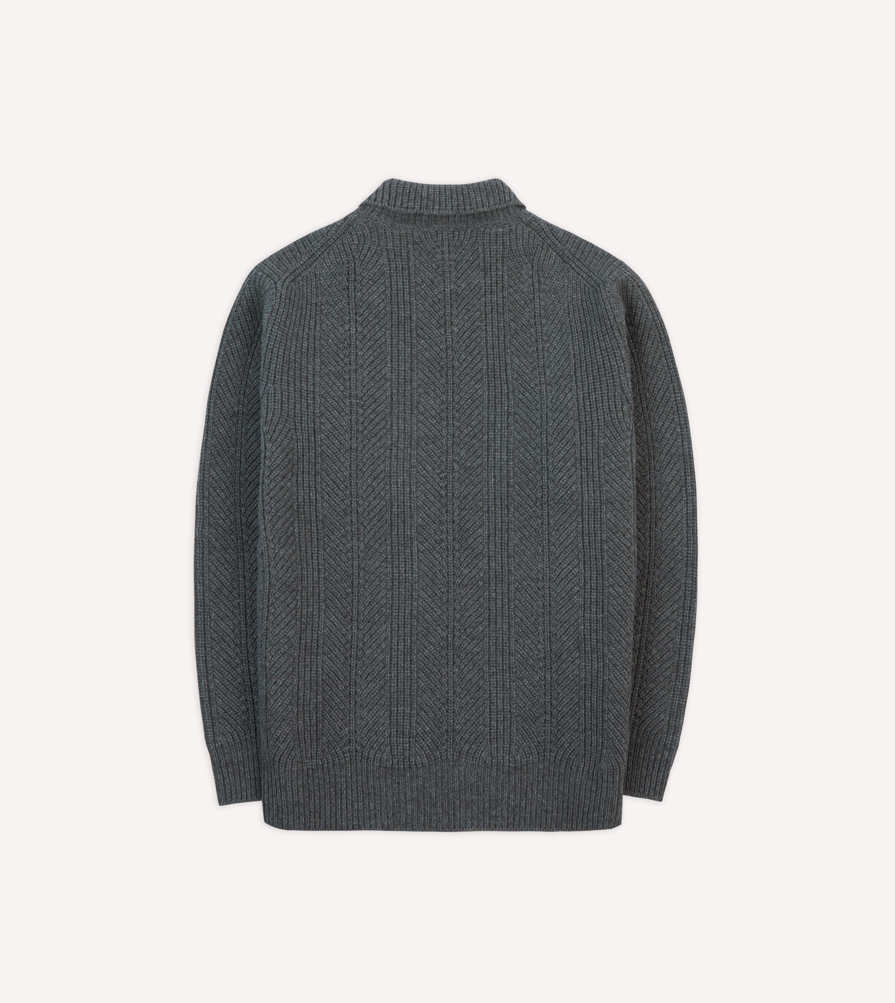 Premium Grey Alpaca Lambswool Sweater with Integral Collar - Soft & Warm Winter Pullover for Men & Women | Perfect for Casual Outfits, Office Wear & Cozy Nights