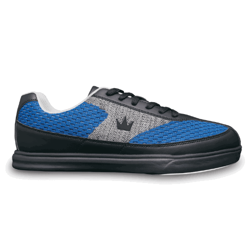 Brunswick Men's Renegade Blue Mesh Bowling Shoes - Lightweight & Comfortable for League Play & Casual Bowling