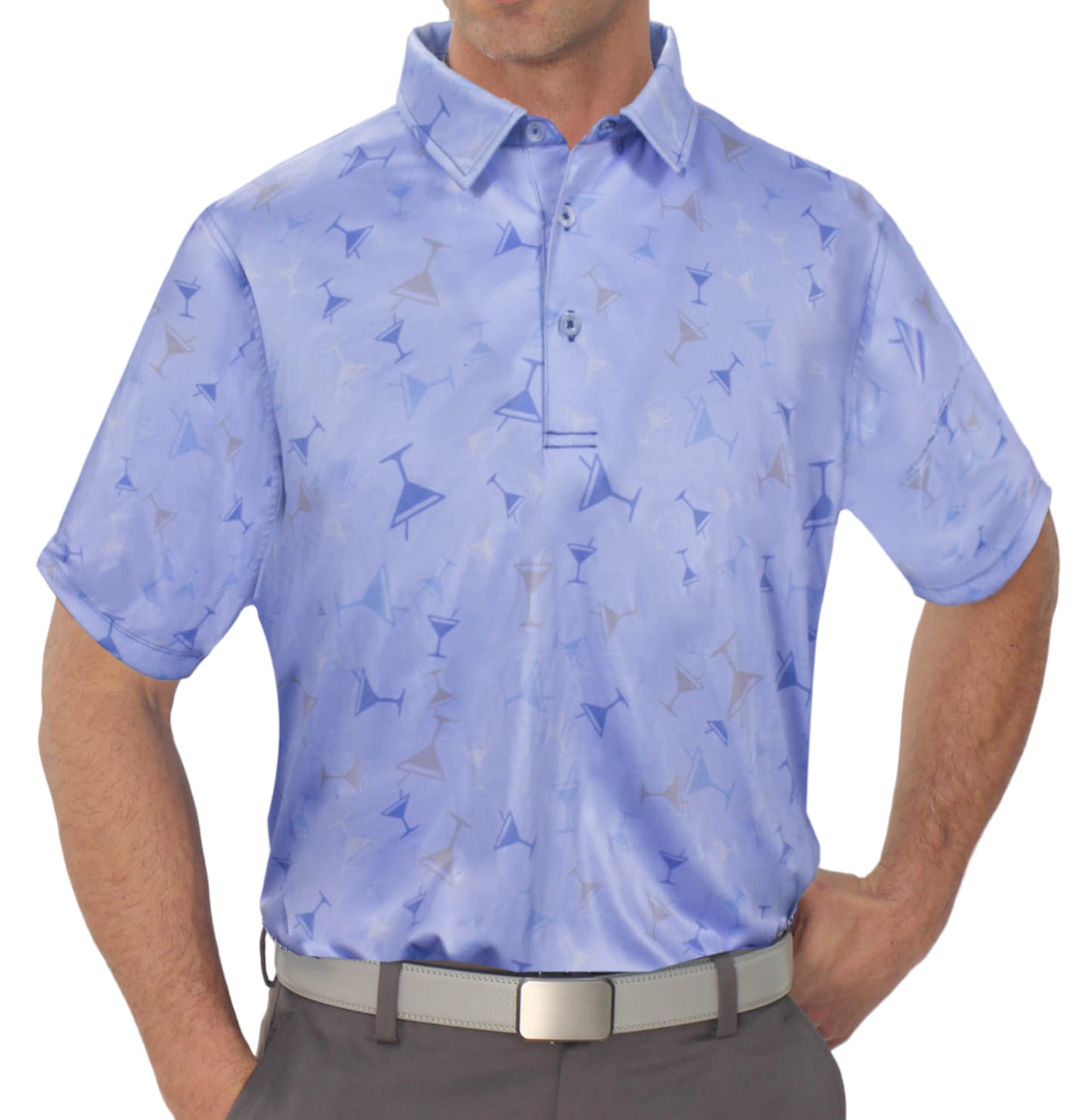Men's Classic Golf Shirt - Breathable Polo Shirt for Golfing & Casual Wear - Perfect for Golf Courses, Office & Weekend Outings