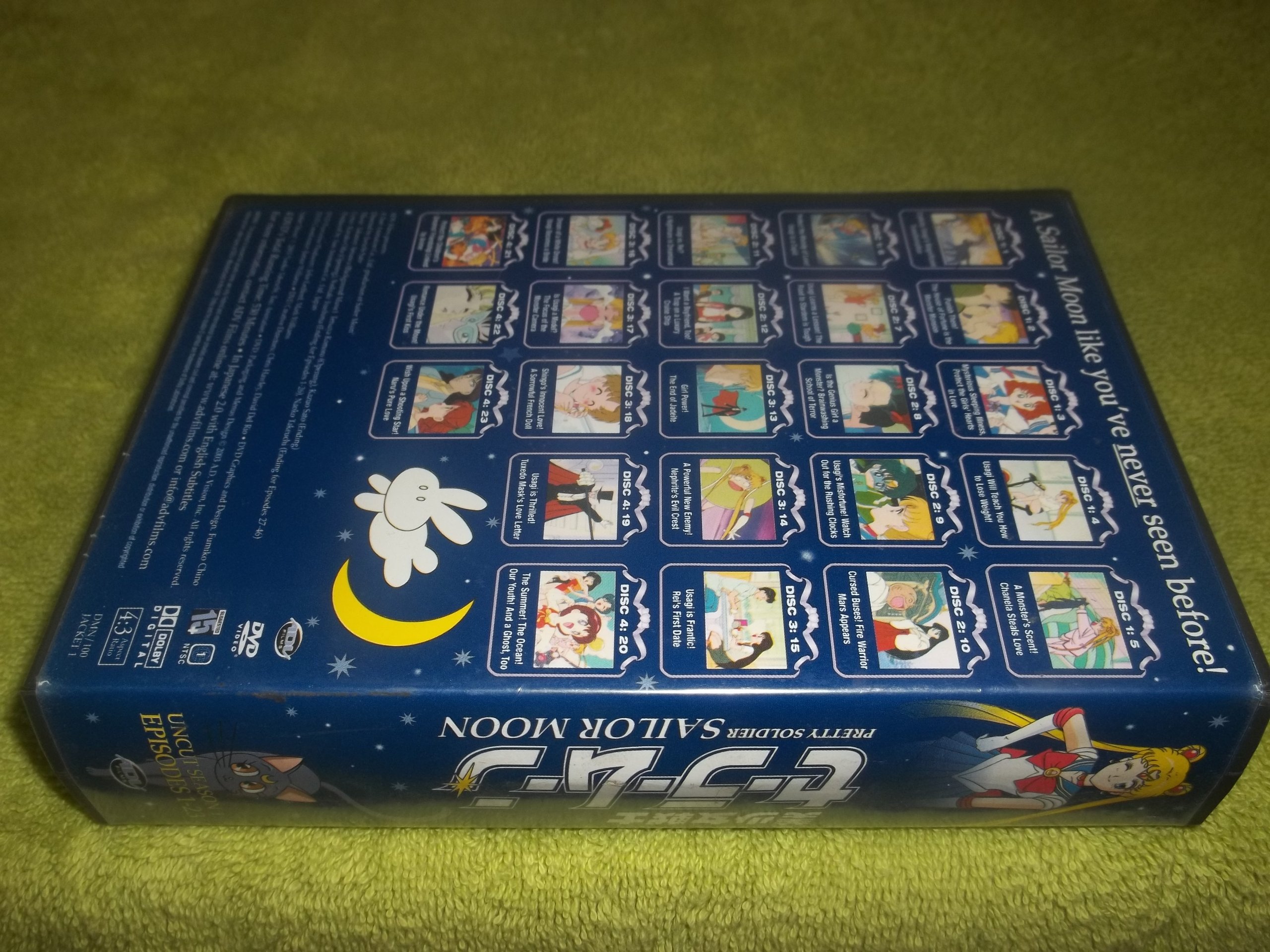 Sailor Moon Season 1 Complete Uncut DVD Set - Magical Girl Anime Series for Collectors & Fans | Perfect for Binge-Watching, Gift Giving & Anime Marathons