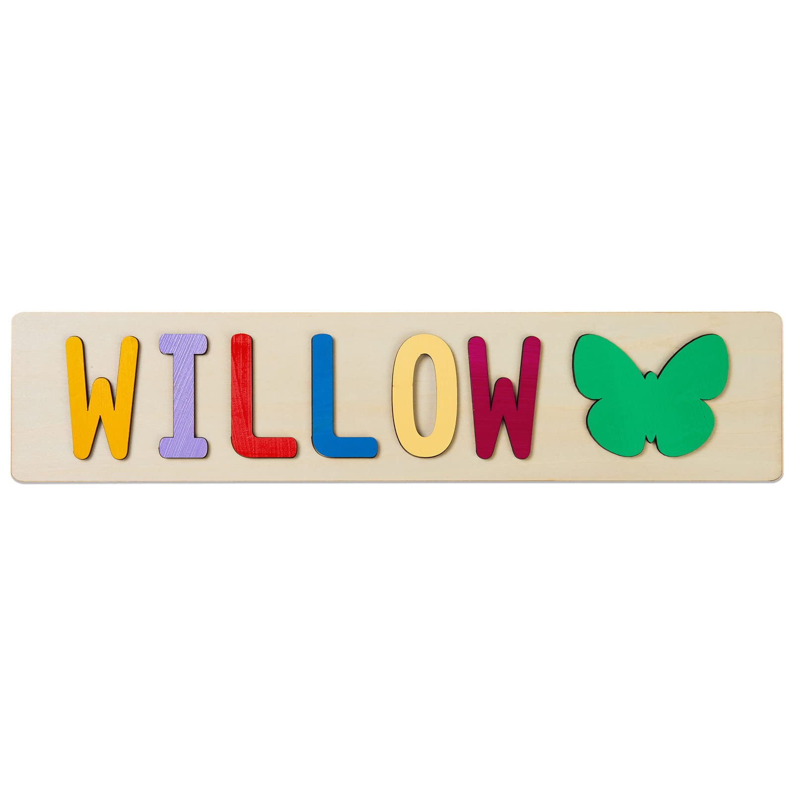 Personalized Name Puzzle for Kids - Early Learning Toys with Matching Letter Spelling, Animal, Color & Shape Recognition - Educational Games for Preschool Boys & Girls - Perfect for Birthday Gifts & Classroom Activities (Style 4)