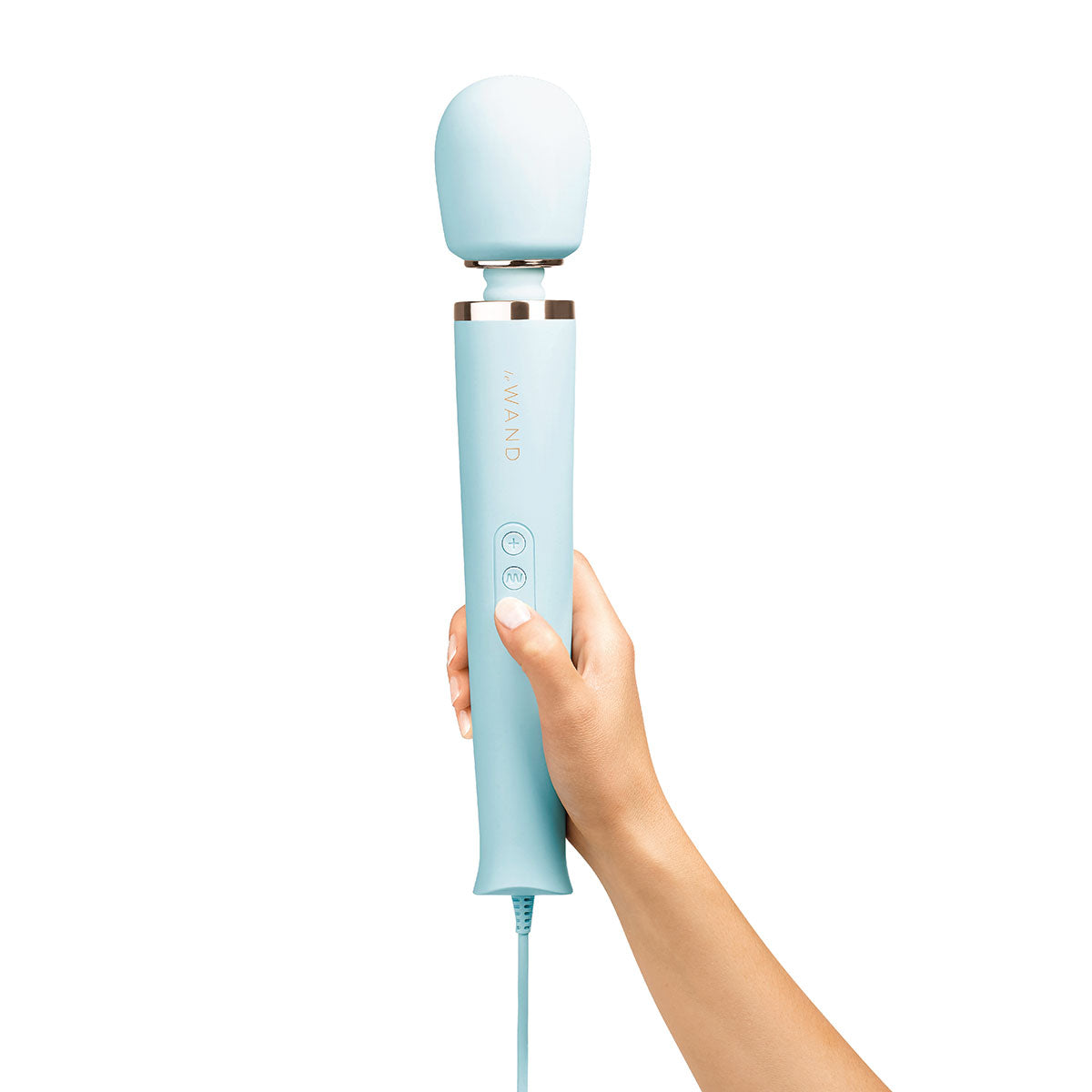 Le Wand Corded Massager - Powerful Personal Massager for Muscle Relaxation & Stress Relief - Perfect for Home Spa, Yoga Recovery & Self-Care (Blue)