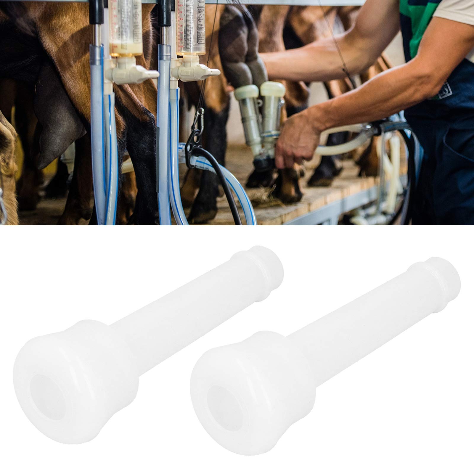 Premium Silicone Milker Liners - No Leak Design, Soft & Durable Milking Machine Parts - Perfect for Dairy Farms & Milking Parlors - Ideal for Comfortable & Efficient Cow Milking Operations