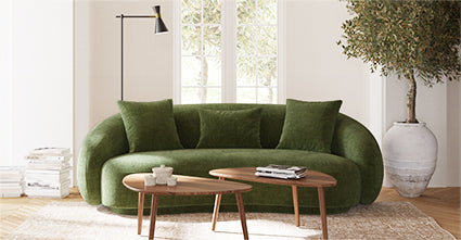 Modern Forma Coffee Table - Mid-Century Style Wooden Living Room Table with Storage Shelf - Perfect for Small Spaces, Apartments & Home Decor