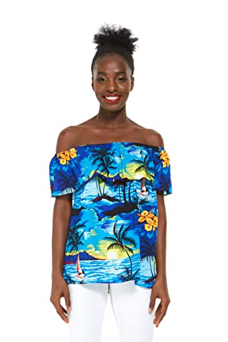 Women Off-shoulder Ruffle Top
