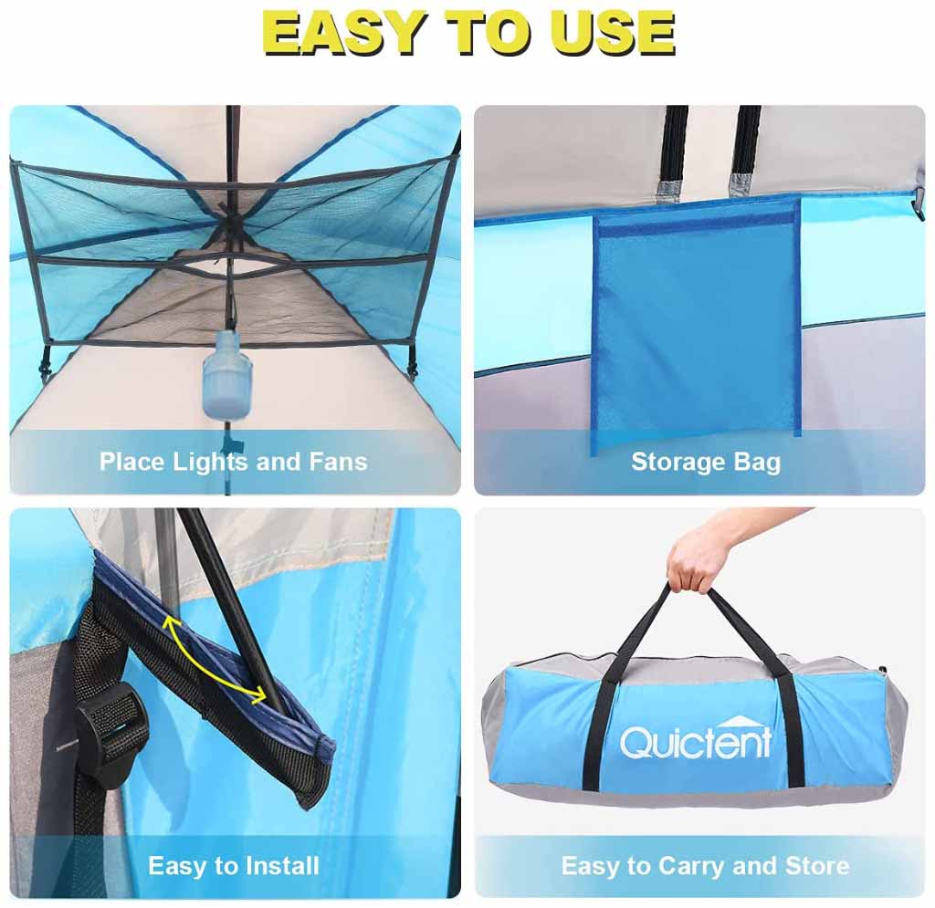 6.4' & 6.7' Truck Bed Tent - Waterproof Camping Shelter for Pickup Trucks | Perfect for Outdoor Adventures, Road Trips & Camping