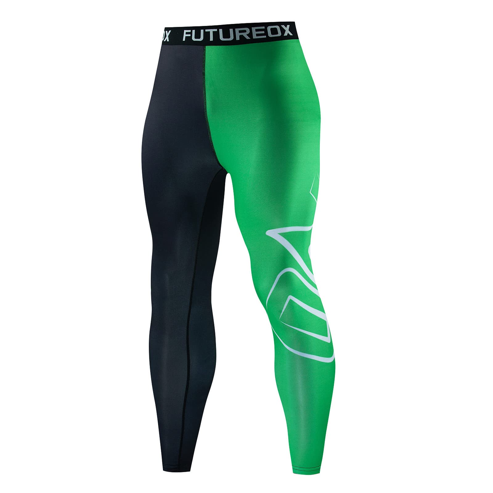 Jinjiums Men's High Elasticity Sports Fitness Tights - Quick Dry Moisture Wicking Running Leggings & Workout Pants for Gym, Jogging & Outdoor Activities
