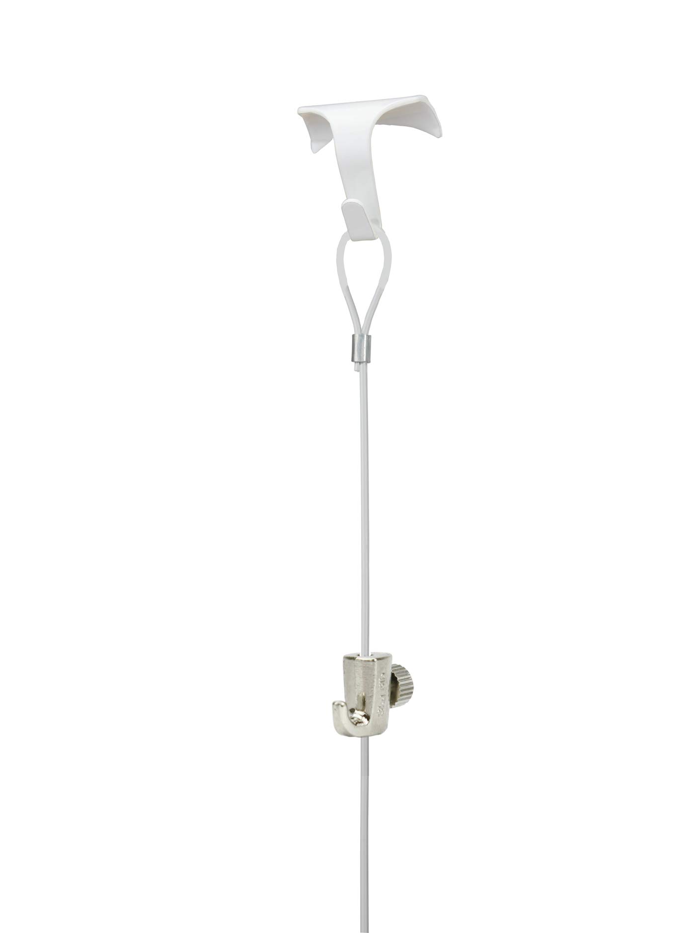5 Pack Invisible Picture Hanging Kit - Micro Hooks & Clear Perlon Cords (59