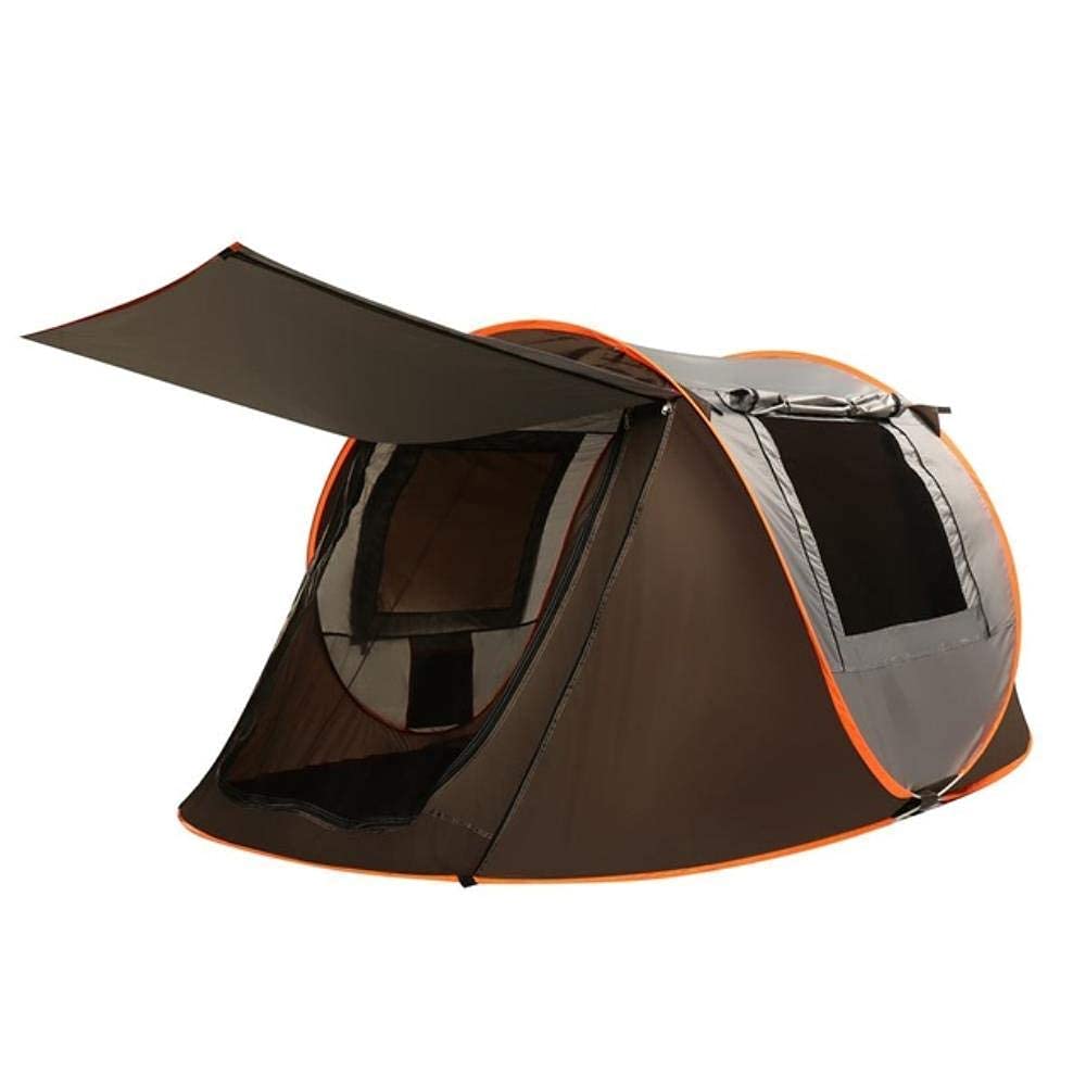 3-4 Person Instant Pop Up Tent - Automatic Double Layer Waterproof Family Camping Tent for 5-8 People | Perfect for Outdoor Adventures, Hiking, Backpacking & Beach Trips