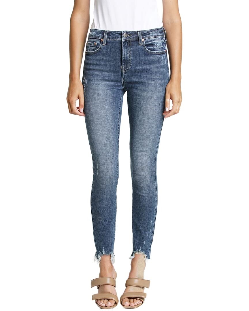 Best Women's Audrey Denim Jeans - High Waist Skinny Stretch Pistola Jeans for Casual Wear & Everyday Outfits