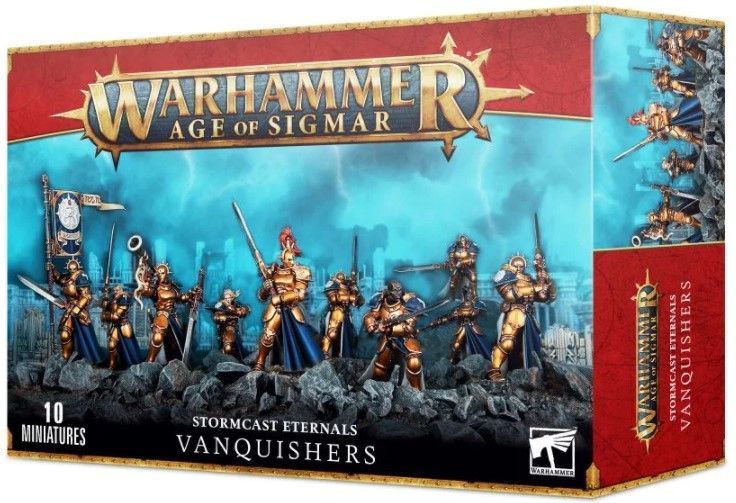 Age of Sigmar Stormcast Eternals: Vanquishers - Warhammer Miniatures for Tabletop Gaming & Collecting - Perfect for Wargaming Battles and Fantasy Displays
