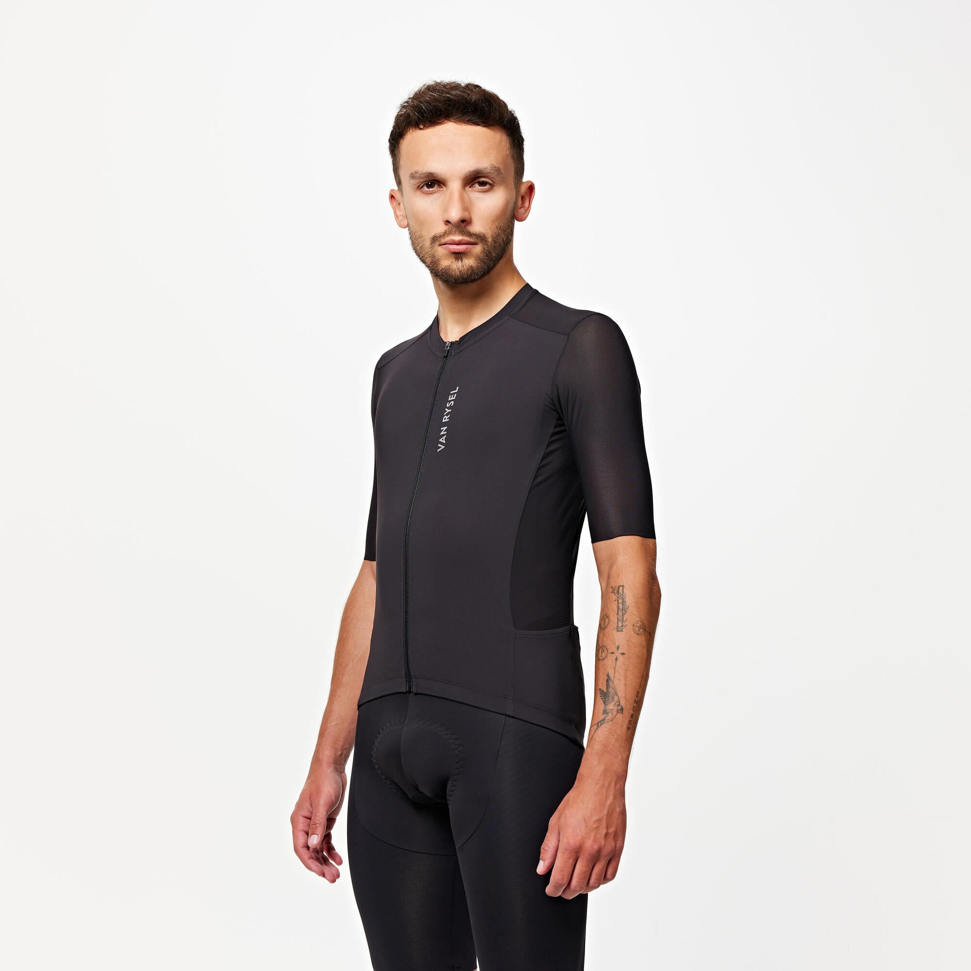 Van Rysel Unisex RCR 2 Short Sleeve Cycling Jersey - Breathable & Quick-Dry for Road Biking & Training - Perfect for Men & Women Cyclists