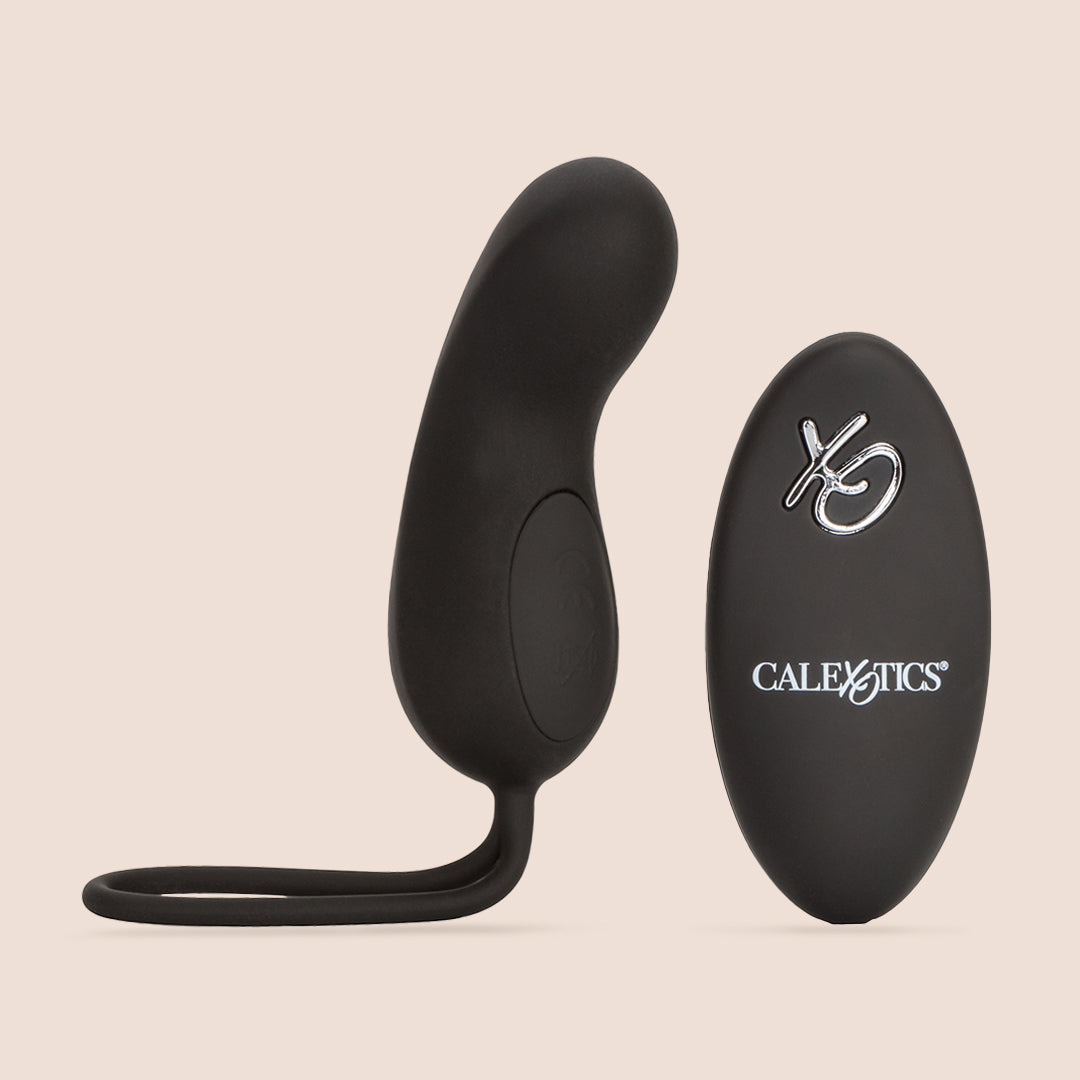 CalExotics Rechargeable Remote Control Silicone Panty Vibrator - Waterproof & Curved Design for Hands-Free Pleasure | Perfect for Couples Play & Solo Use