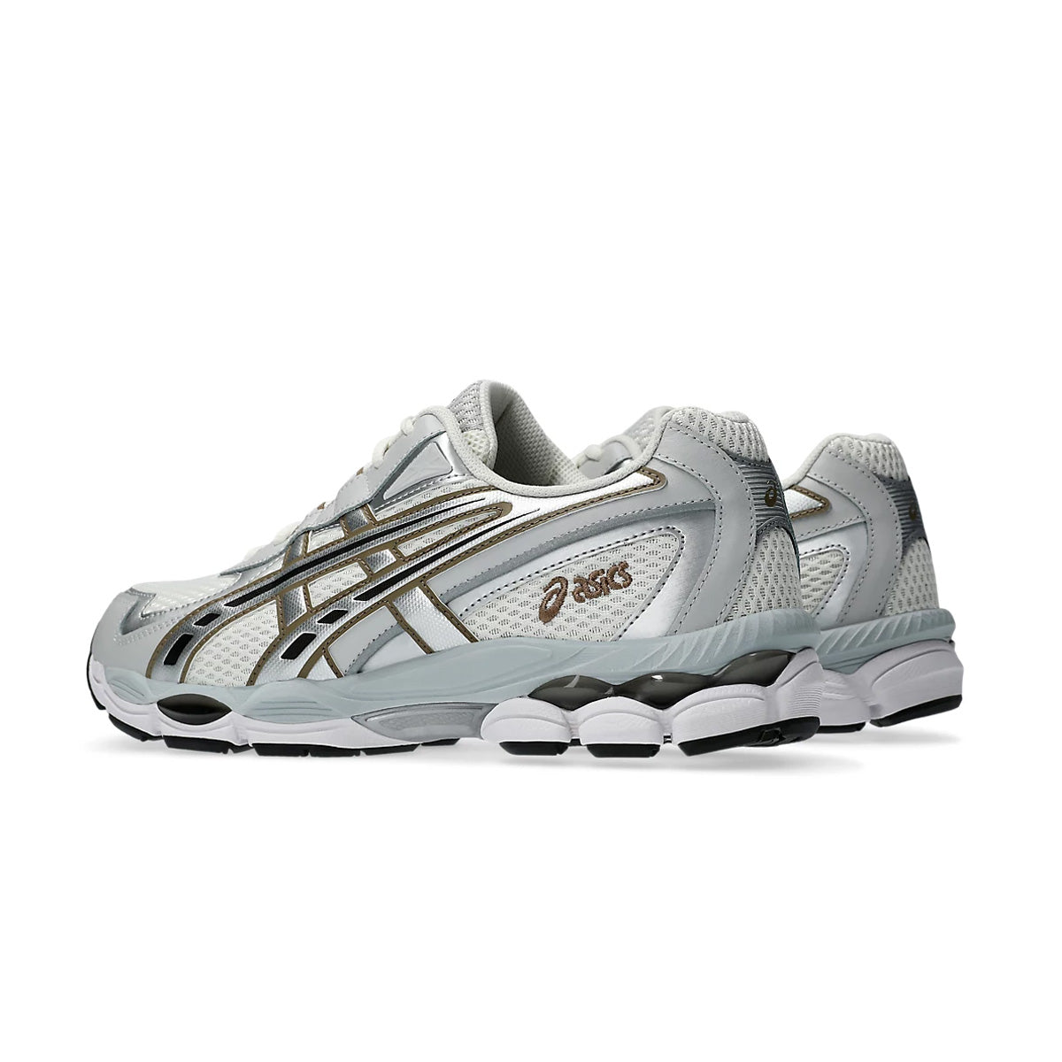 GEL NYC 2055 'Cream Pure Silver' Running Shoes - Lightweight Comfort Sneakers for Men & Women | Perfect for Jogging, Gym Workouts & Casual Wear