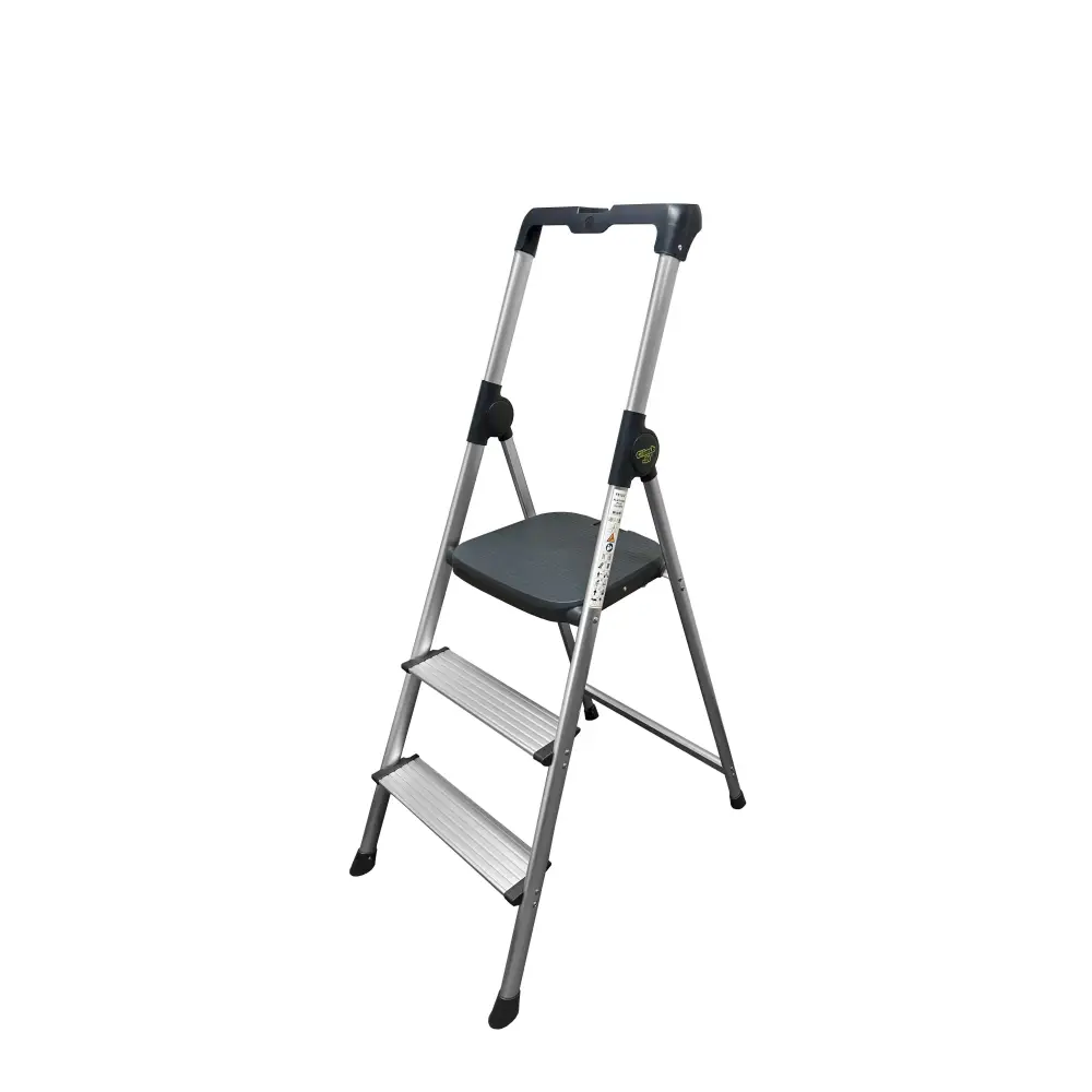 Climb It Platform Plus Steps - Adjustable Ladder Accessory for Home & Roofing - Perfect for DIY Projects, Construction, and Roof Repairs