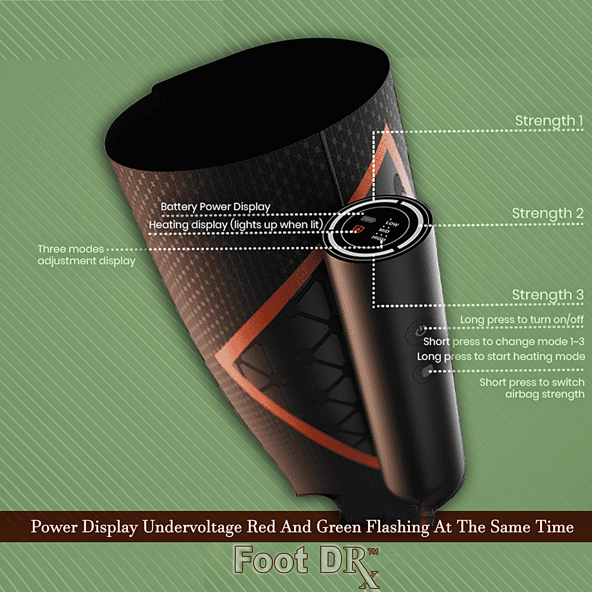 THERA PULSE Advanced Cordless Muscle Massager for Pain Relief & Recovery - Portable EMS Device for Athletes, Gym Recovery & Home Therapy