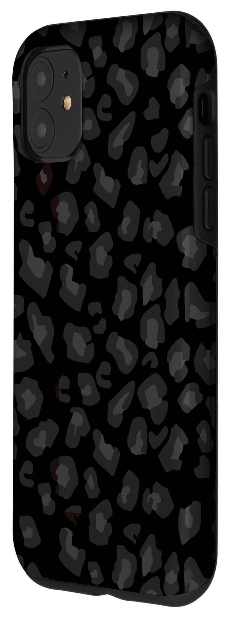 iPhone 11 Case - Black Leopard Cheetah Print Protective Phone Cover | Durable Slim Fit Shockproof Design for Everyday Use & Fashion Statement