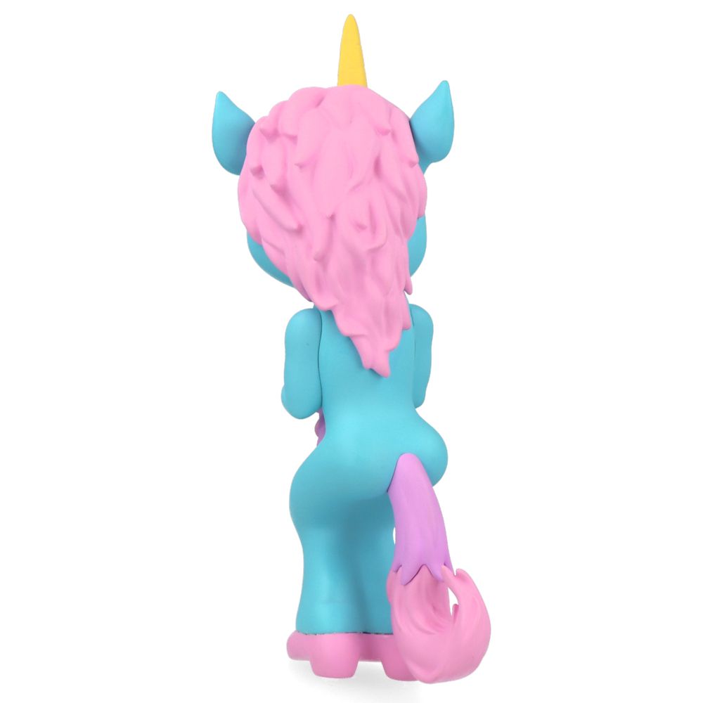 Ron English Forlorn Unicorn Blue Vinyl Art Toy - Collectible Pop Surrealism Figure for Home Decor & Art Display