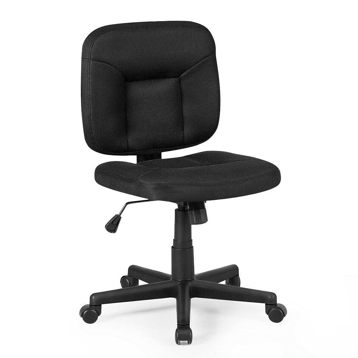 Mesh Computer Chair - Low Back Adjustable Task Chair, Armless Home Office & Gaming Chair, Ergonomic Desk Chair for Work & Study | Perfect for Home Office, Gaming Setup & Workspace