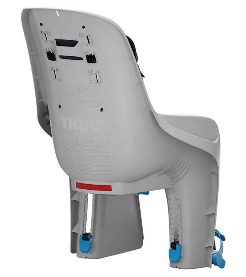 Thule Ridealong Lite Bike Seat - Light Gray Child Bike Seat for Toddlers - Safe & Comfortable Bicycle Child Carrier for Outdoor Family Adventures