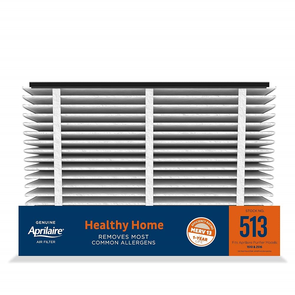 Aprilaire 513 Replacement Air Filter - MERV 11 HVAC Furnace & AC System - Improves Indoor Air Quality for Home & Office